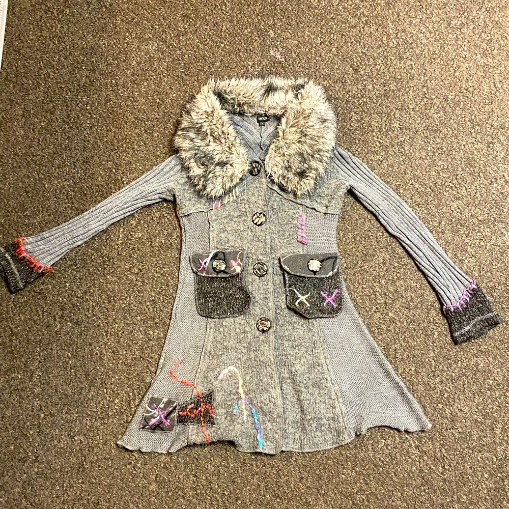 Fantazia Cardigan/Button Up Sweater SZ Large